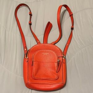 Henri Bendel Bold Orange Backpack